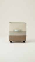 Rolling Fabric Storage Cube with Handles