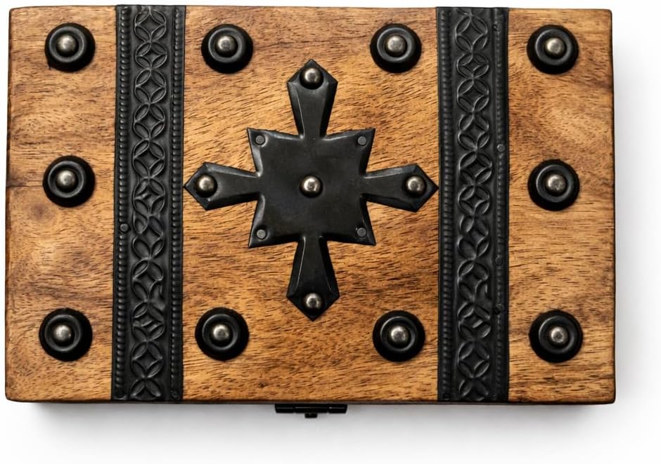 Mini Vintage Lockable Pirate Treasure Storage Chest